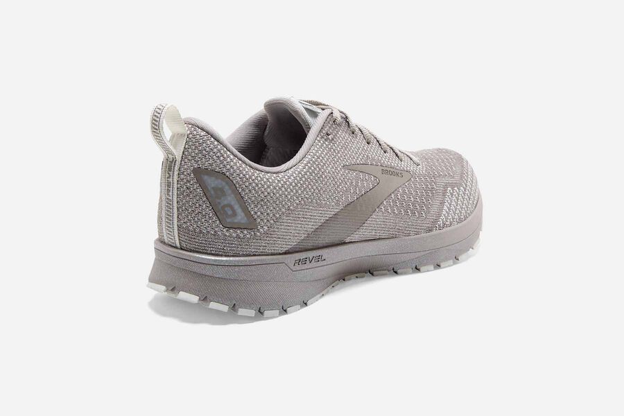 Brooks Revel 4 Road Löparskor Dam - Vita/Silver - 8031-VCKFE